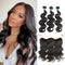 Ali Grace Peruvian Body Wave Hair Bundles 3 Pcs with 13x4 Lace Frontal