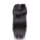 Straight Virgin Hair 5x5 Lace Closure, Natural Black Hair 4x4 Lace Closure