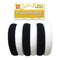 Beauty Town Large Ponytail Holders - BLACK/WHITE - #39972