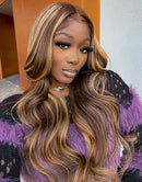 Jessies Wig 13x4 Pre Cut HD Lace Wig Glueless Highlight Honey Blonde Silky Straight Lace Front Wigs