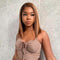 Short Bob Piano Color 13*4 Lace Front Wig 8”-14" Human Hair Wigs 180% Density