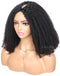 Jessies Wig 4B 4C Mongolian Afro Kinky Curly Thin V Part Wig Without Leave Out (Must TRY)