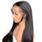 Dola Hair Yaki Straight Fake Scalp Lace Front Wig Human Hair