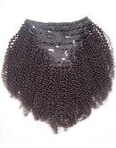 Jessies Wig 4B 4C Afro Kinky Curly Clip in Hair Extensions Human Hair 12A Brazilian Real Virgin Hair