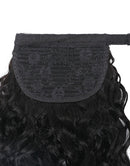 Jessies Wig Water Wave Wrap Ponytail Around 30inch 15A Long Virgin Human Hair Extension