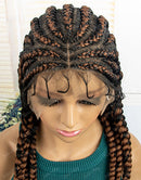 Jessies Wig Full Lace Handmade Wig For Women Braids Wig With Baby Hair