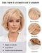 Jessies Wig No Glue Cap Comfortable Rose Gold Color Wavy 13x4 Lace Frontal Bob Wig Ready to Wear Human Hair Wig