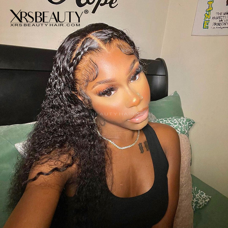 Xrs Beauty Hair Human Hair HD Lace Front Wig Water Wave 13x6 *NEW* CLEAR LACE & CLEAN HAIRLINE [LFW16]