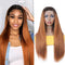 Aligrace 4x4 Lace Closure Straight Human Hair Wigs T1b/30