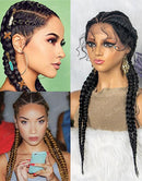 Jessies Wig Braided Lace Front Wig With Baby Hair