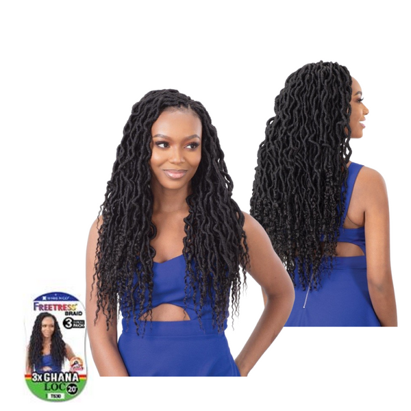 FreeTress 3X Ghana Locs 20"