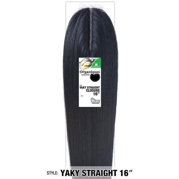 ORGANIQUE MASTERMIX YAKY STRAIGHT CLOSURE 16"