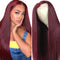 Ali Grace 4x4 Lace Closure Straight Hair Wigs 99J Color