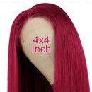 Aligrace 4x4 Lace Closure Straight Wigs BUG Color