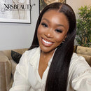 Xrs Beauty Hair Human Hair HD Lace Front Wig Yaki Straight 13x6 *NEW* CLEAR LACE & CLEAN HAIRLINE [LFW19]