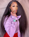 Jessies Wig Clearance Kinky Straight U Part Wig Glueless Human Hair Wig 250% Density