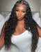 Jessies Wig Water Wave Pre Cut Lace 5x6 Wig Glueless Crystal HD Lace Pre-plucked Human Hair Wigs