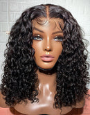 Jessies Wig Pre Cut Lace 5x6 Lace Closure Wig Glueless Crystal Lace Curly Human Hair Wig