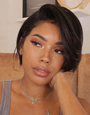 Jessies Wig Short Pixie Cut Lace Front Part Human Hair Wigs