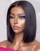 Jessies Wig BUY 1 GET 2  $99.99=10" Straight 4x4 Lace Bob Wig+8" Body Wave Wig With Bangs