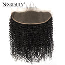 Xrs Beauty Hair 13x4 Lace Frontal Kinky Curly With 3 Bundles [FW06]