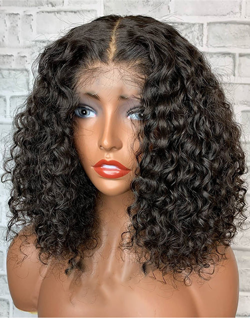 Jessies Wig Short Curly Bob Lace Part Wigs Human Hair Wig(Summer Must Have)