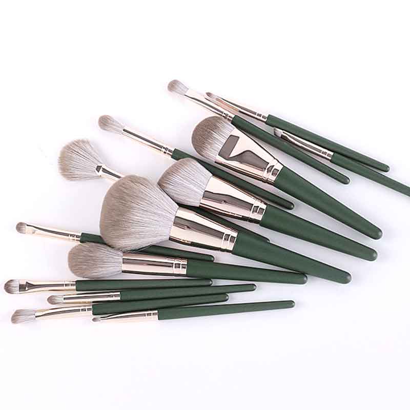 Ali Grace Makeup Brush Set With Storage Complete 14PCS Beauty Tool Makeup Tools