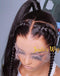 Jessies Wig (Can Do Ponytail ) Straight Full Lace Wig With 4C Hairline Edge Human Hair Wigs Preplucked Hairline