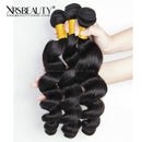 Xrs Beauty Hair Loose Wave Virgin Hair 3 Bundles with13x4 Lace Frontal [FW08]