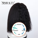 Xrs Beauty Hair *New* Clear Lace Layered Edge Wet and Wavy Bob 3 in1 Human Hair Lace Front Wig [BOB03]