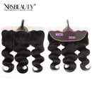 Xrs Beauty Hair Body Wave 3 Bundles With 13x4 Lace Frontal Human Hair [FW05]