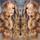 Aligrace 13x4 Frontal Lace Body Wave Glueless Wig 4/27 Highlight Color