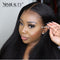 Xrs Beauty Hair Human Hair HD Lace Front Wig Yaki Straight 13x6 *NEW* CLEAR LACE & CLEAN HAIRLINE [LFW19]