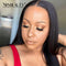 Xrs Beauty Hair Human Hair HD Lace Front Wig Yaki Straight 13x6 *NEW* CLEAR LACE & CLEAN HAIRLINE [LFW19]