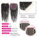 Ali Grace Kinky Curly Hair Bundles 3 Pcs With 4x4 Lace Closure