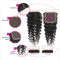 Ali Grace Deep Wave Hair Bundles 3 Bundles With 4x4 Lace Closure