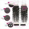 Ali Grace Brazilian Water Wave 4*4 Closure Unporcessed Human Hair Water Wave Lace Closure Natural Color