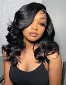 Jessies Wig 4x4/5X5 HD Lace Shoulder Length Wavy Bob Lace Closure Wig Human Hair Wigs