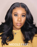 Jessies Wig 4x4/5X5 HD Lace Shoulder Length Wavy Bob Lace Closure Wig Human Hair Wigs