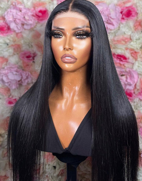 Jessies Wig Jessie's Wig Glueless Crystal HD Lace Straight 13x4 Lace Front Brazilian Remy Human Hair Wigs