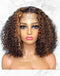 Jessies Wig 13x4 4x4 HD Lace Highlight Human Hair Honey Blonde Curly Bob Closure Wig