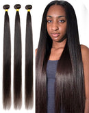 Jessies Wig 30 Inch Straight Human Hair Bundles Brazilian Hair Extension 1 3 4 Bundle Deals