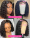 Jessies Wig Short Deep Curly Bob Cut Wig 4x4 Transparent Lace Closure Wigs