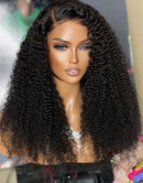 Jessies Wig Crystal Lace Afro Kinky Curly 13x4 Lace Front Human Hair Wigs 4x4 Closure Wigs