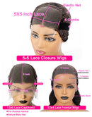 Jessies Wig 13x6 13x4 HD Lace Ombre Burgundy Bob Lace Front Wigs 5x5 Human Hair Closure Wigs