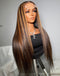 Jessies Wig Glueless Invisiable Knots Crystal HD Lace Highlight Honey Blonde 13x4 4x4 5x5 Lace Front Human Hair Wig