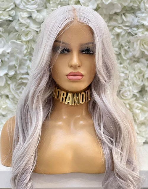 Jessies Wig Pure Blonde Pink Color Long Wavy 13x4 Lace Front Wigs 4x4 Lace Closure Human Hair Wig