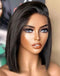 Jessies Wig Glueless HD Lace Pre cut 13x4 Short Blunt Cut Bob Lace Wig 4x4 Brazilian Remy Straight Hair Wigs