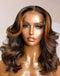 Jessies Wig Highlight Honey Blonde Wavy 4x4/5X5 Bob HD Lace Glueless Human Hair Wig