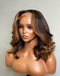 Jessies Wig Highlight Honey Blonde Wavy 4x4/5X5 Bob HD Lace Glueless Human Hair Wig